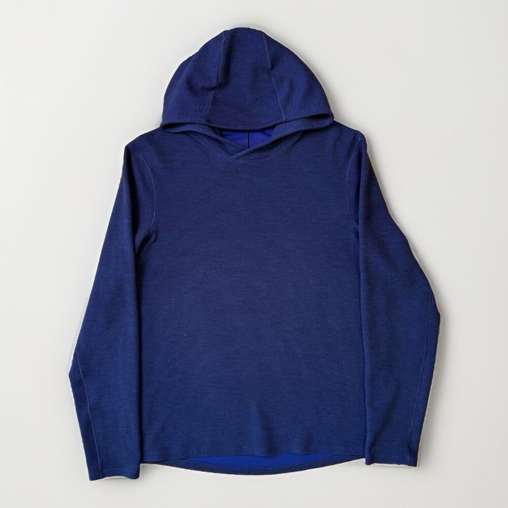 Lululemon Shift Stitch Hoodie Medium Blue Long Sleeve Lightweight Athleisure